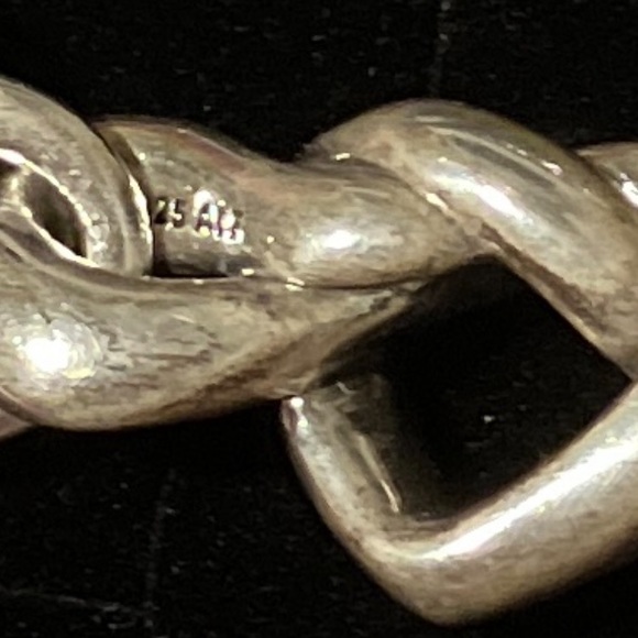 Authentic Pandora Knotted Heart T-Bar Bracelet-OBO - Picture 3 of 5